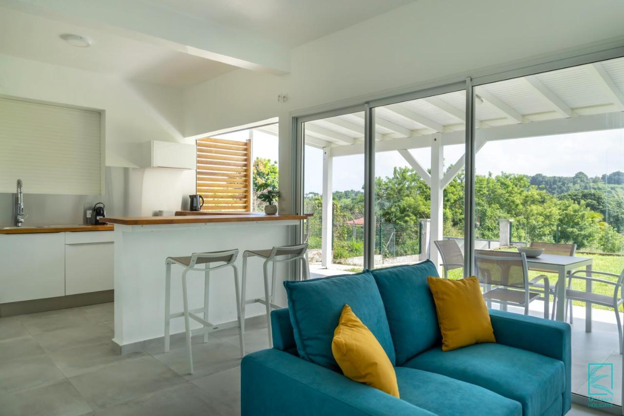 Superbe Appartement Avec Terrasse Vue Nature - Julyan House Petit-Bourg Luaran gambar